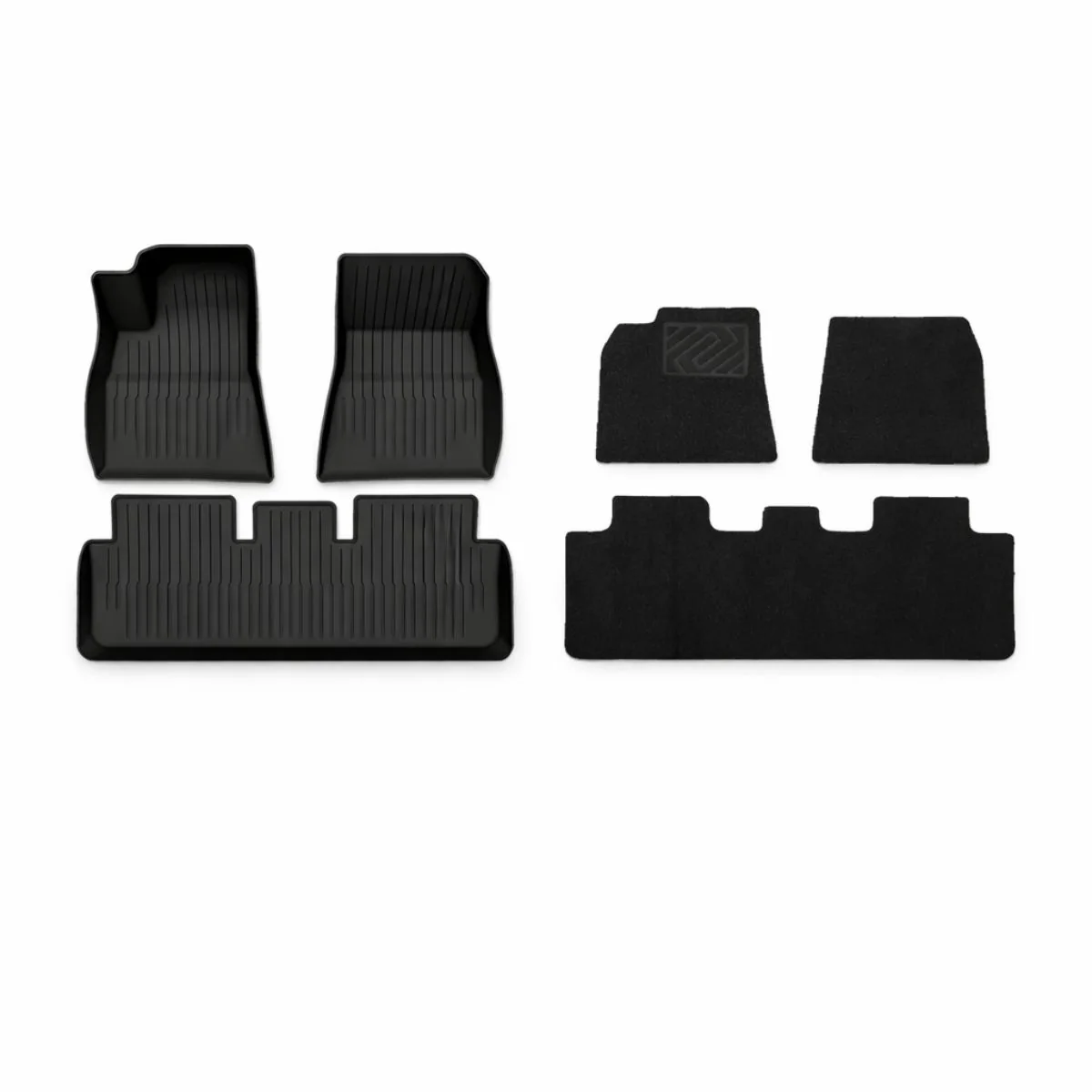 Automatten Tesla Model 3 bj 2019 - 04.2021 Rubber Ecoline - Image 13
