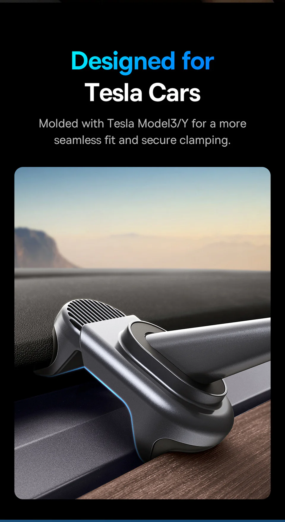 Premium Telefoonhouder voor Tesla Model Y en Tesla Model 3 – Interieur Accessoires Nederland en België - Image 5