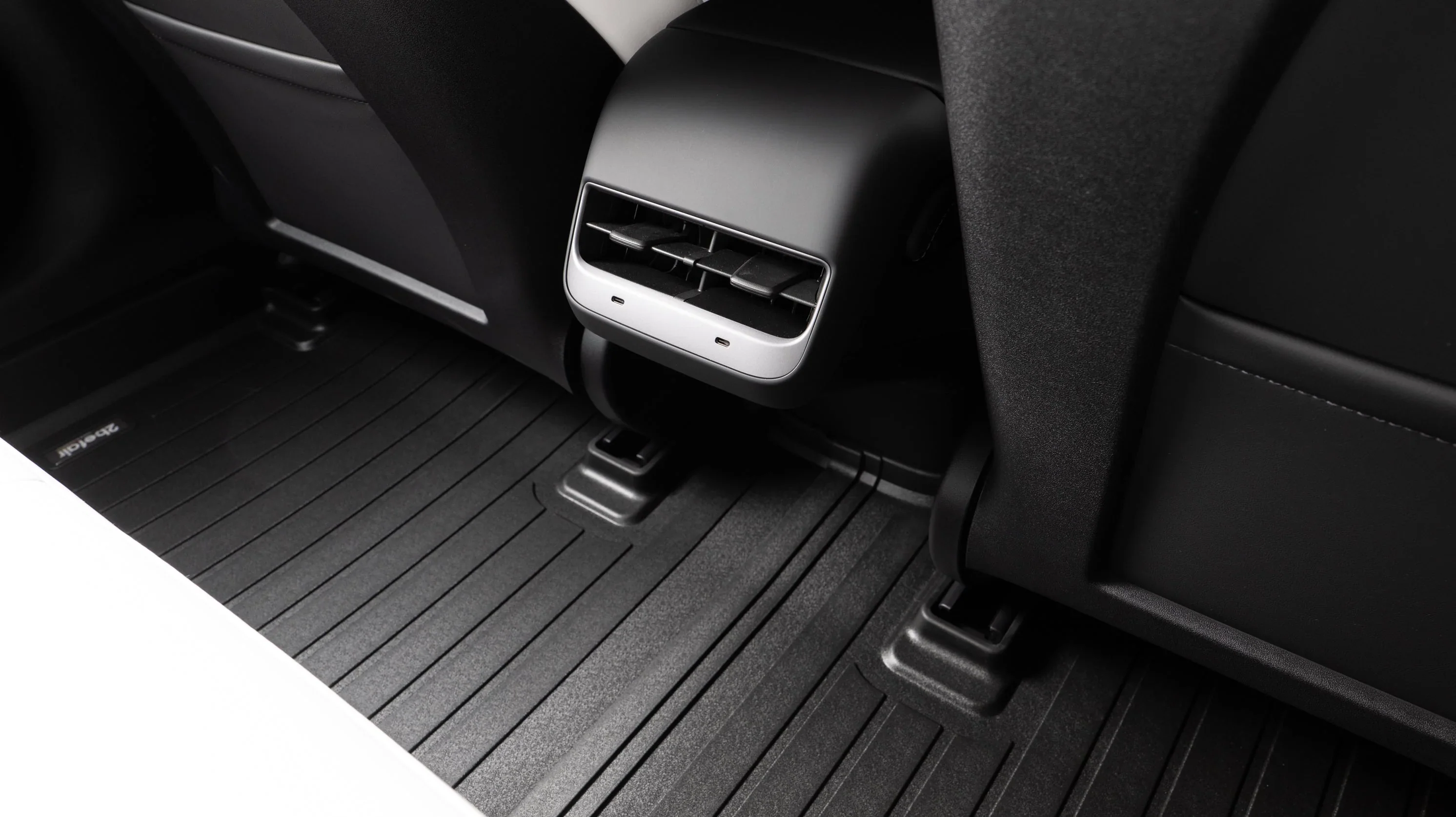 Tesla Model 3 Vloermatten Interieur Achterpassagiers Highland - Image 3
