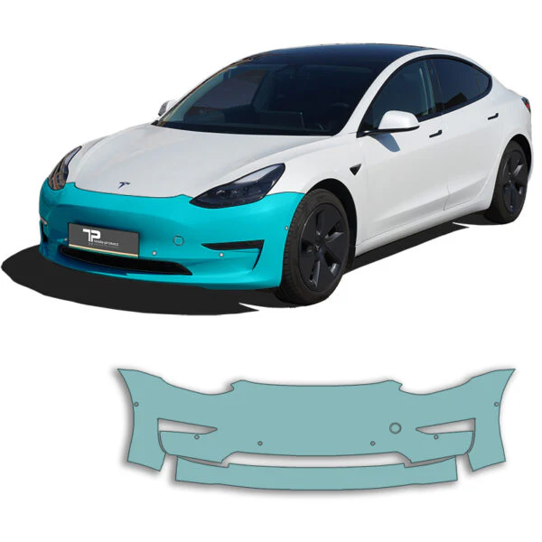 Lakbeschermingsfolie Tesla Model 3 Voorbumper - Beste PPF Bescherming - Image 3