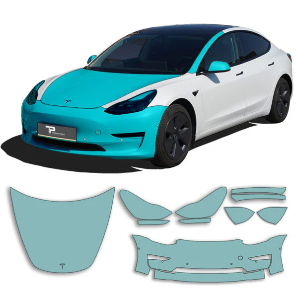Tesla Model 3 PPF Lakbeschermingsset - Complete Set Voorkant