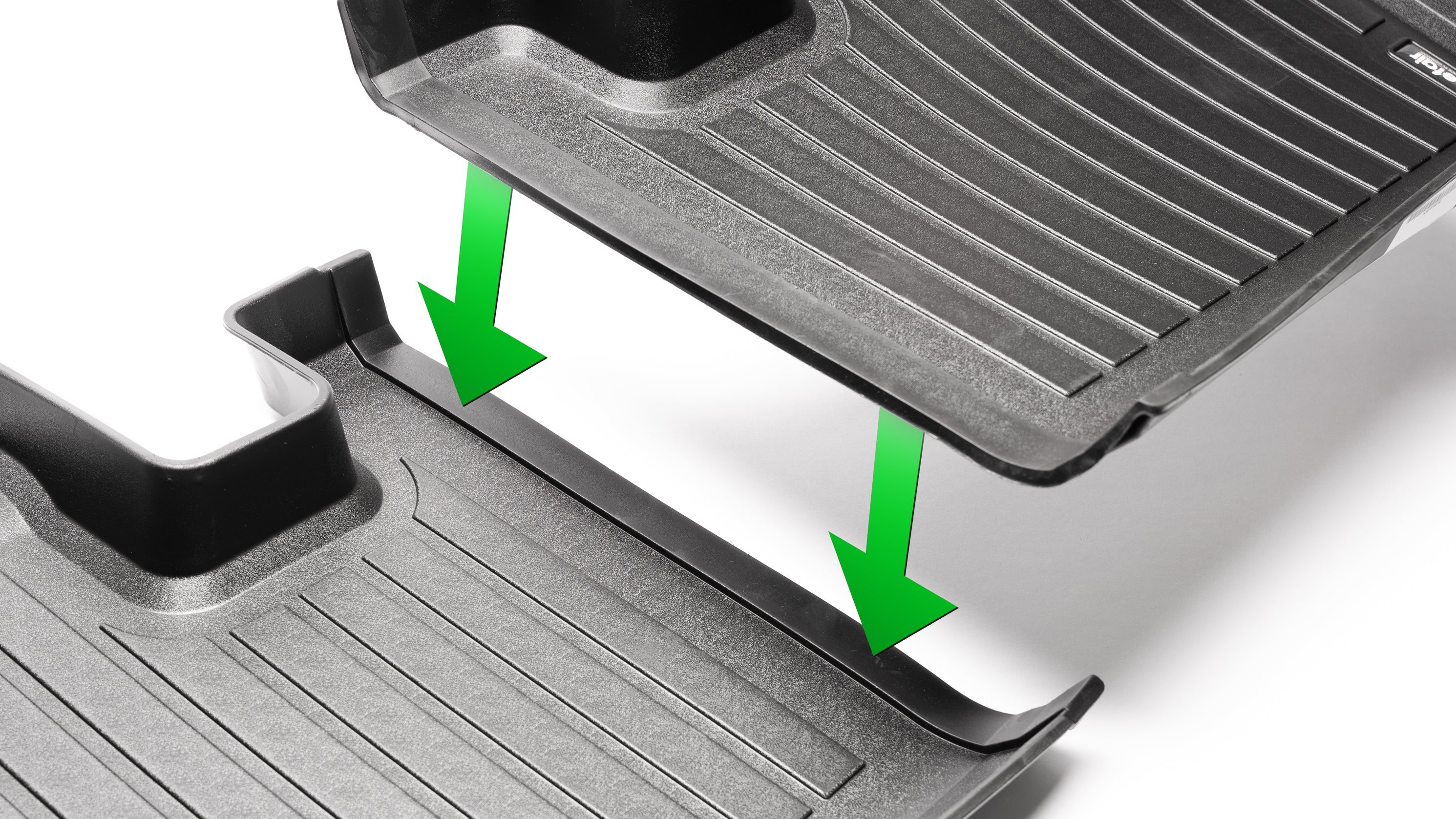 Tesla Model 3 Vloermatten Rubber Achterpassagiers - Image 2