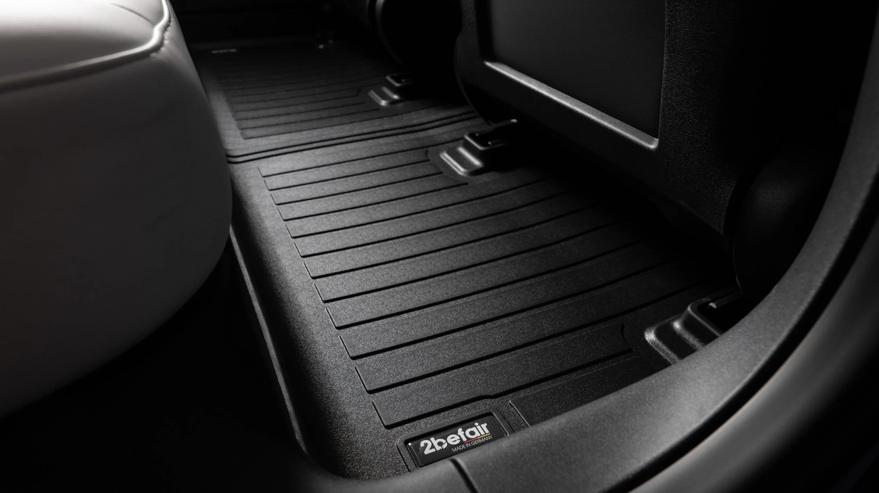 Tesla Model 3 Vloermatten Rubber Achterpassagiers - Image 4