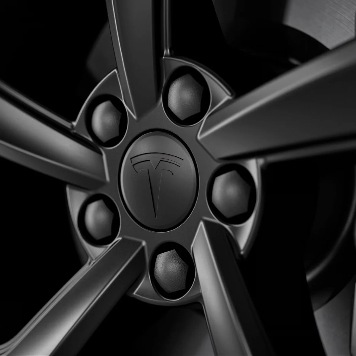 Tesla model 3/Y/S wieldoppen naafdoppen set zwart - Image 10