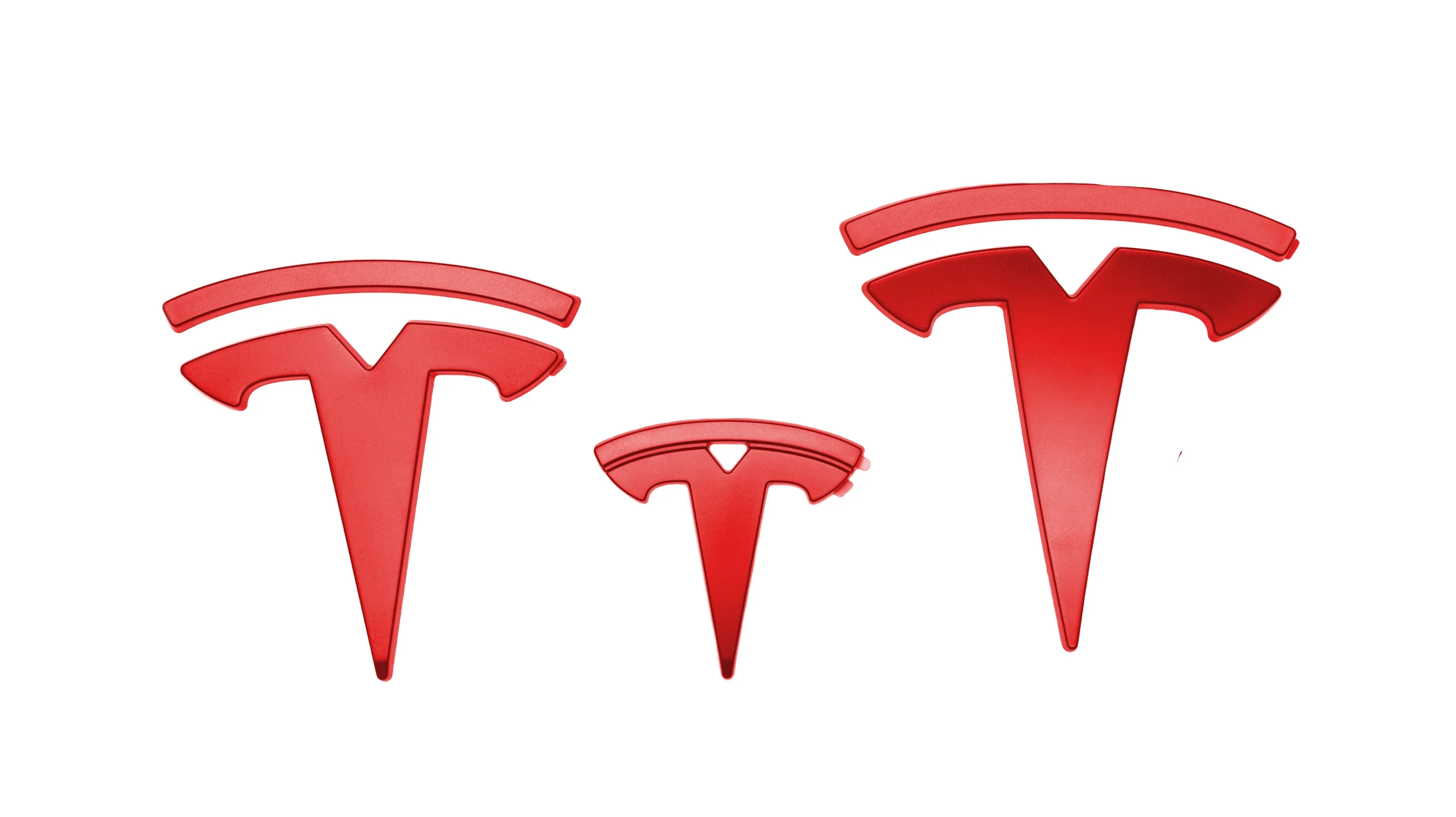 Tesla Model Y Logo Emblemen Zwart - Image 7