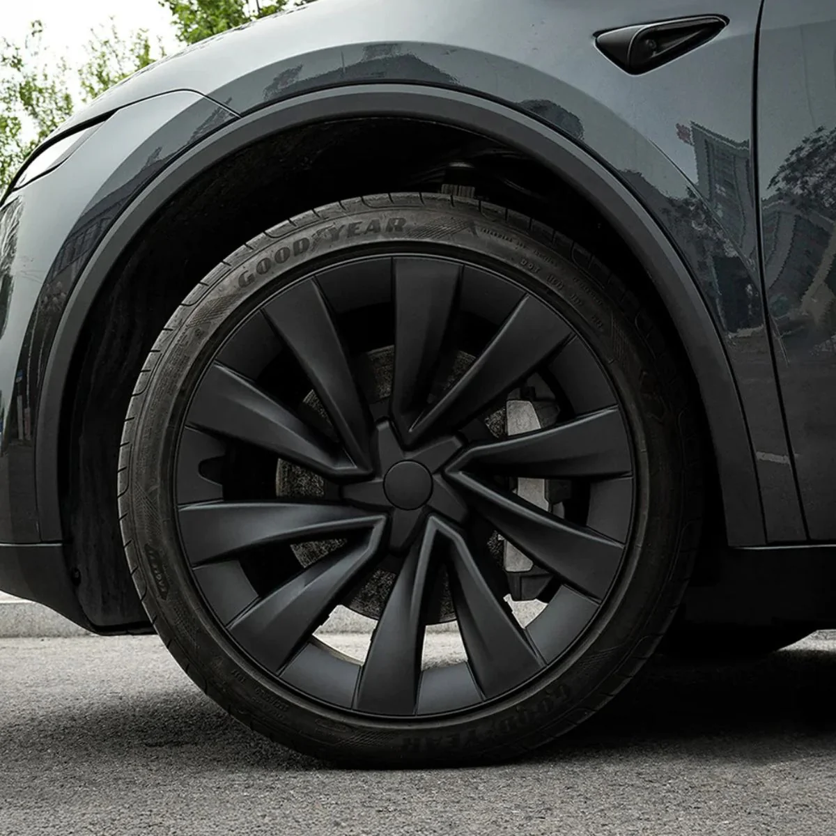 Wieldoppen Tesla Model Y Juniper 2025+ Helix 20 inch zwart - Image 4