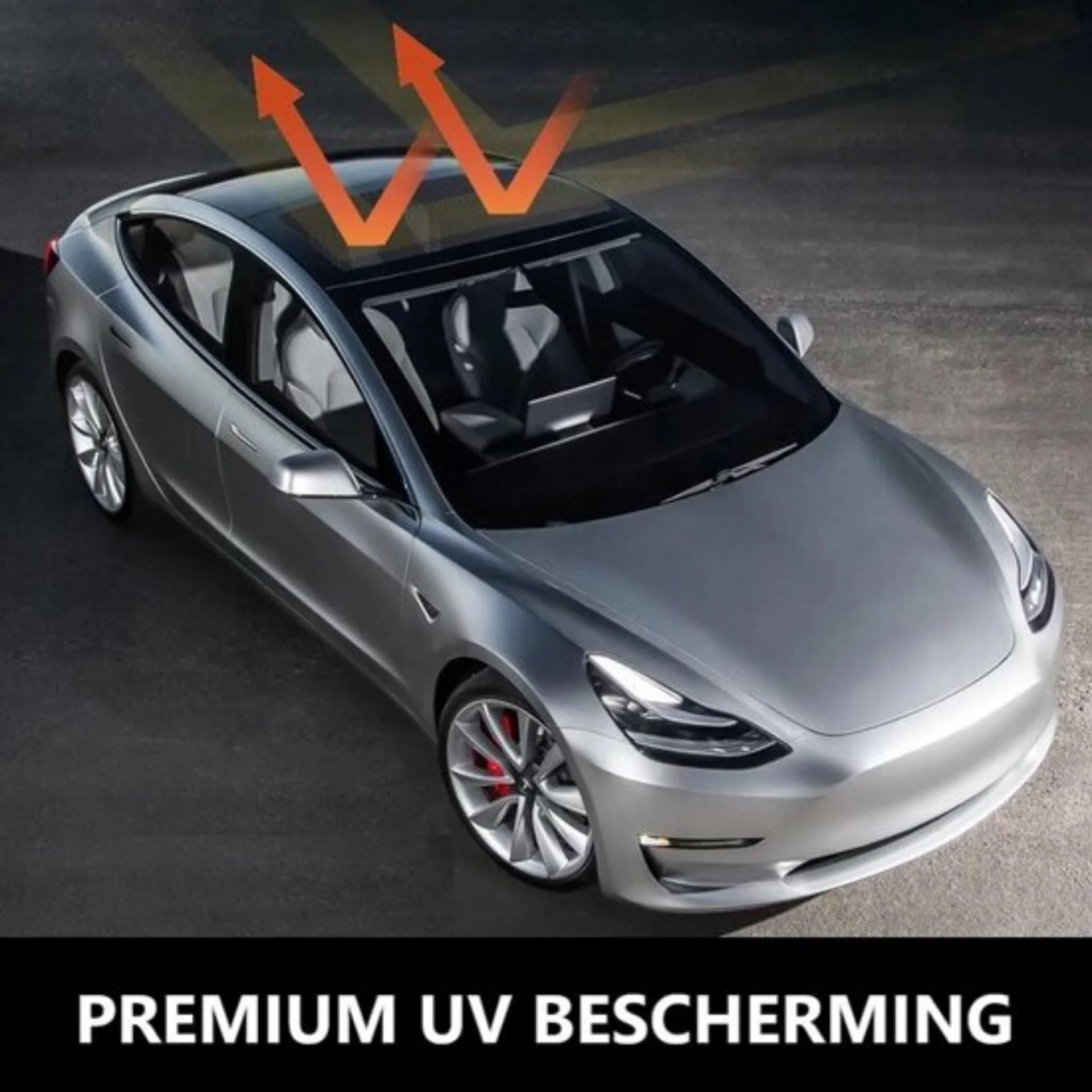 Tesla Model 3 zonnescherm dak en achterruit - Image 4
